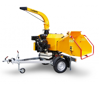 Astilladora de gasolina de alto rendimiento con chasis frenado (26,5 HP) LS 160 PB
